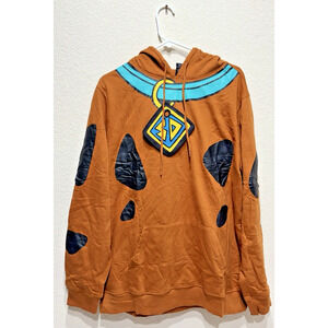 Scooby Doo Rubie's Costume Co. Adult Large Hoodie All Over Print Halloween XL